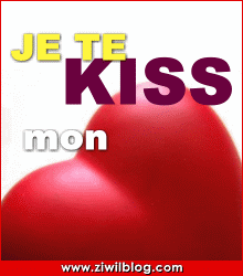 Je te kiss mon coeur